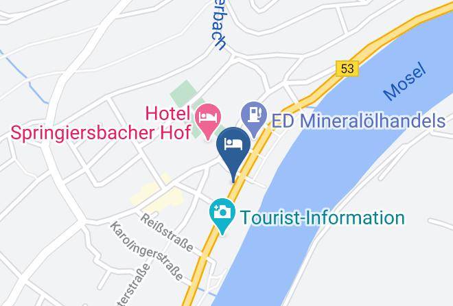 Bernkastel Wittlich - Gastehaus A Moseler Maps