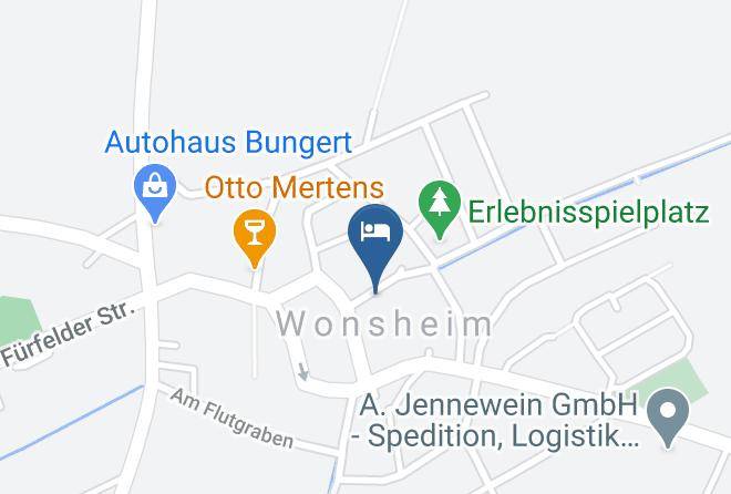 Alzey Worms - Gastehaus Achenbach Maps