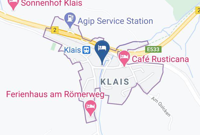 Garmisch Partenkirchen - Gastehaus Alfred Klais Maps