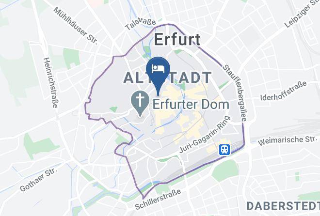 Erfurt - Gastehaus Allerheiligenstrase Maps