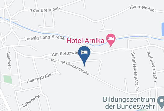 Garmisch Partenkirchen - Gastehaus Aloisia Maderspacher Maps