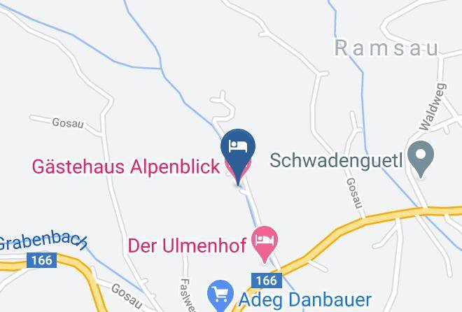 Gmunden - Gastehaus Alpenblick Maps