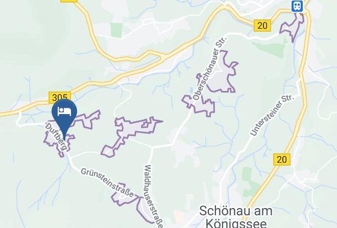Berchtesgadener Land - Gastehaus Alpengluck Maps