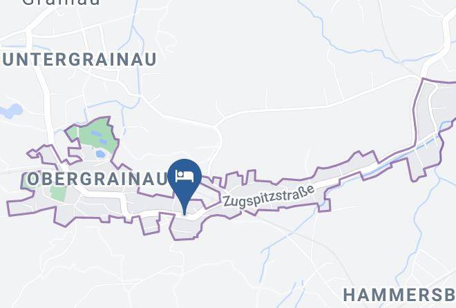 Garmisch Partenkirchen - Gastehaus Alpenrose Maps