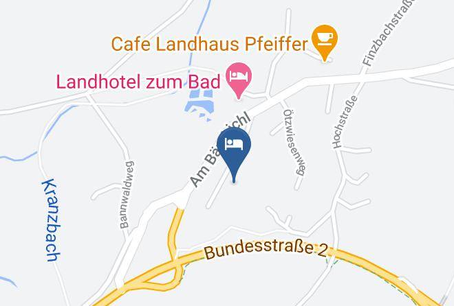 Garmisch Partenkirchen - Gastehaus Alpina Maps