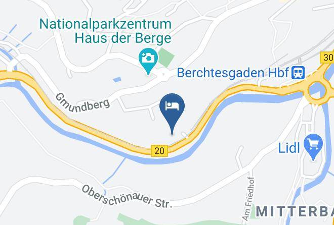 Berchtesgadener Land - Gastehaus Alpina Maps