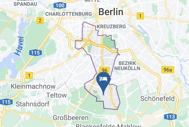 Stadt Berlin - Gastehaus Alpinia Maps