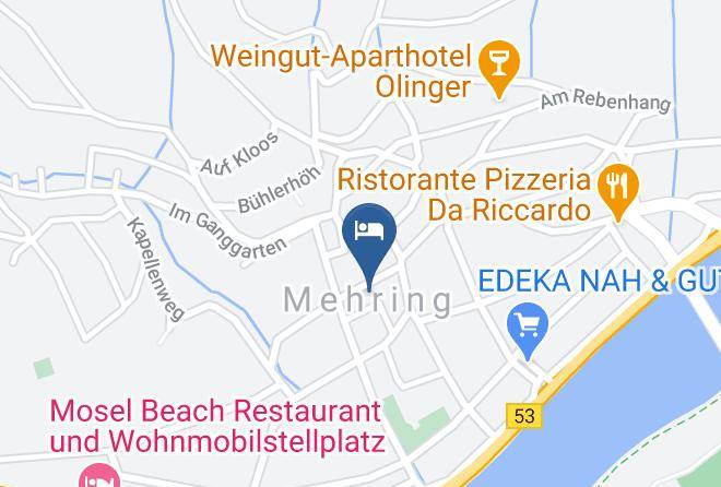 Trier Saarburg - Gastehaus Alt Mehring Maps