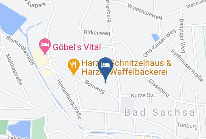 Gottingen - Harz Hotel Und Gastehaus Am Bornweg Maps