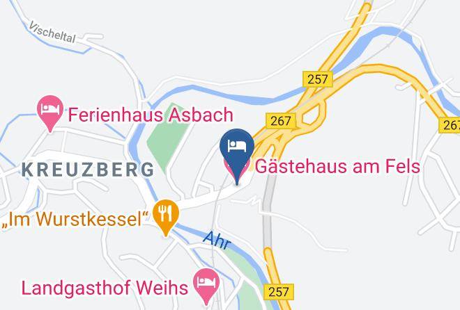 Ahrweiler - Gastehaus Am Fels Maps