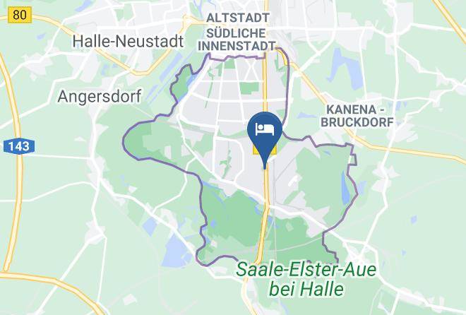 Halle - Gastehaus Ammendorf Maps
