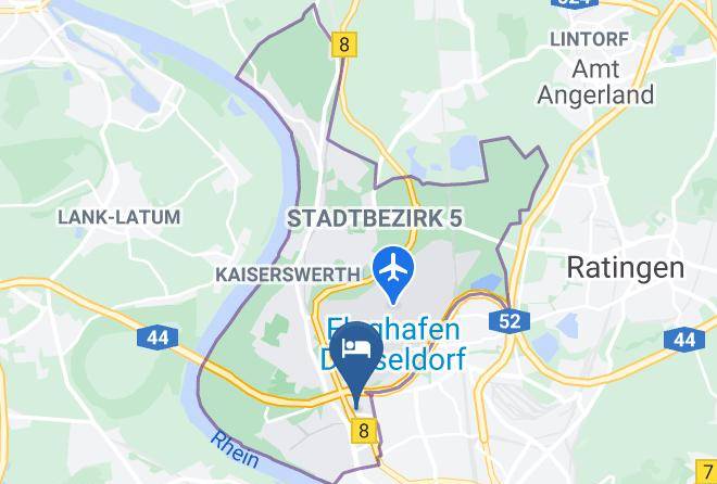 Dusseldorf - Gastehaus An Der Messe Maps