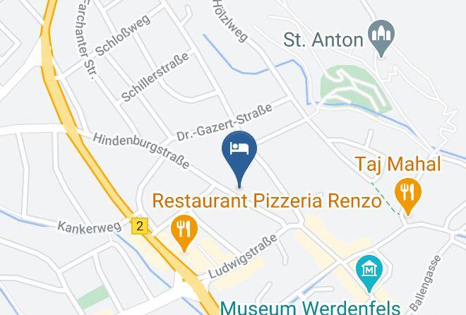 Garmisch Partenkirchen - Gastehaus Anton Kleisl Maps