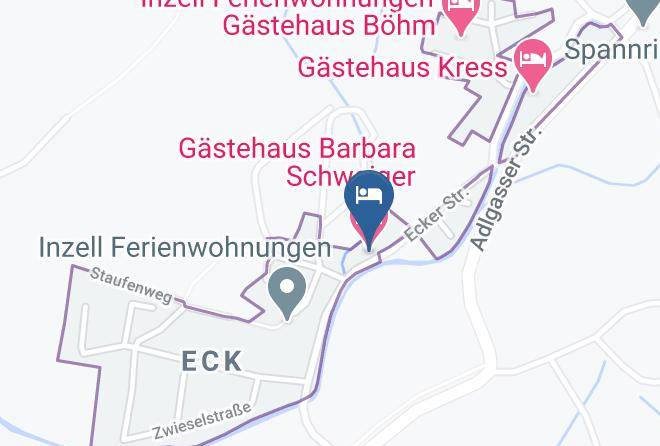 Traunstein - Gastehaus Barbara Schwaiger Maps