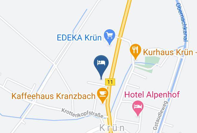 Garmisch Partenkirchen - Gastehaus Bayern Maps