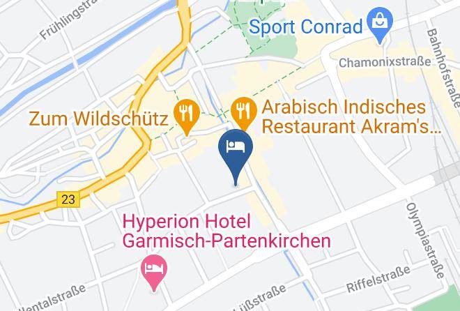 Garmisch Partenkirchen - Gastehaus Becherer Maps