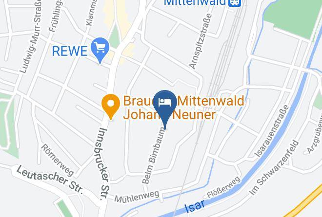 Garmisch Partenkirchen - Gastehaus Beim Birnbaum Maps