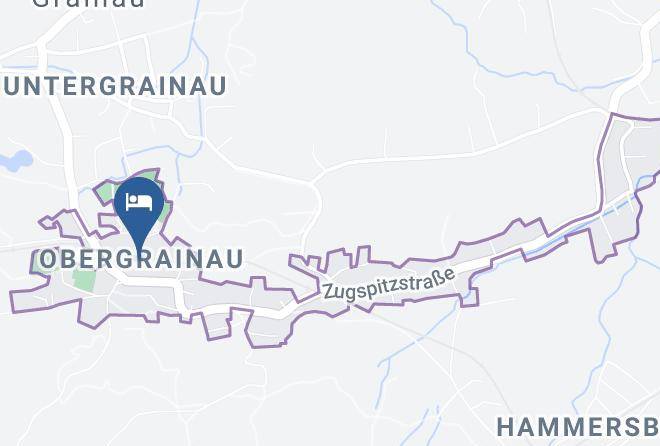 Garmisch Partenkirchen - Gastehaus Bergland Maps