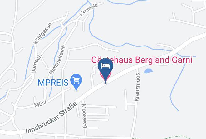 Innsbruck Land - Gastehaus Bergland Garni Maps