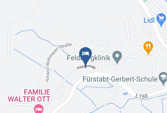 Waldshut - Gastehaus Bernhardt Maps