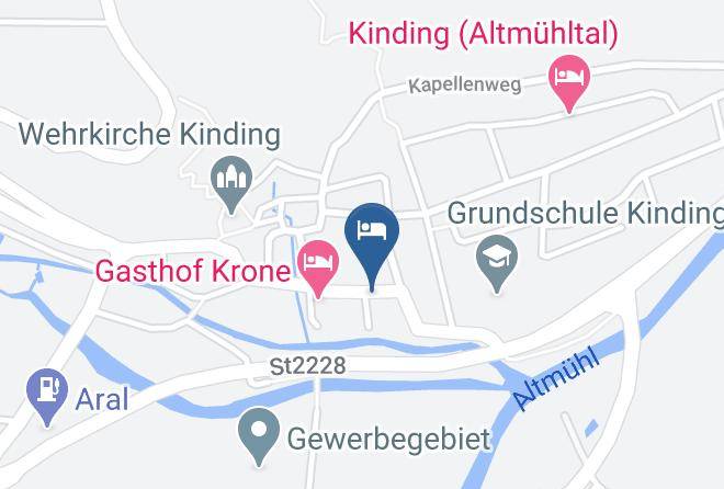 Eichstatt - Gastehaus Biedermann Maps