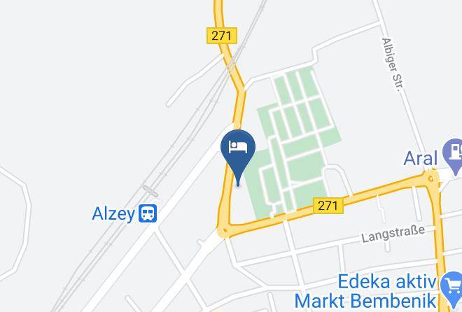 Alzey Worms - Gastehaus Birkenhof Maps