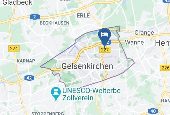Gelsenkirchen - Gastehaus Bismarck Maps