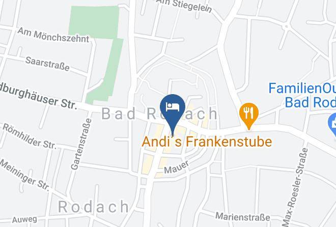 Coburg - Gastehaus Cafe Fadler Maps