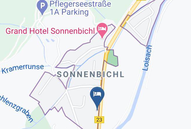 Garmisch Partenkirchen - Gastehaus Christina Maps