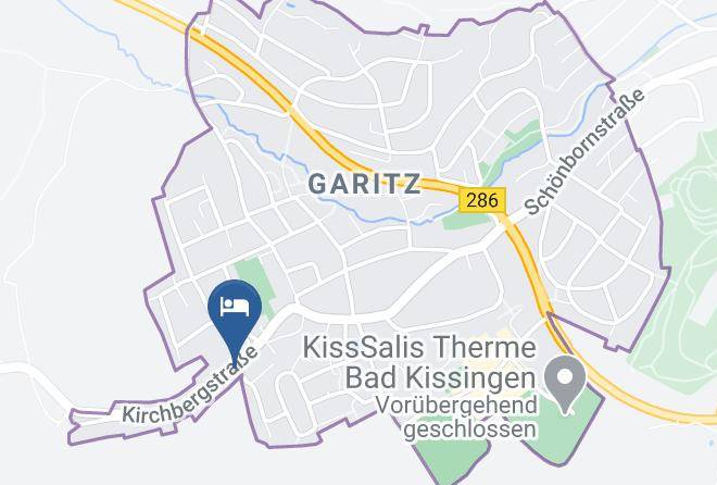 Bad Kissingen - Gastehaus Cramer Maps