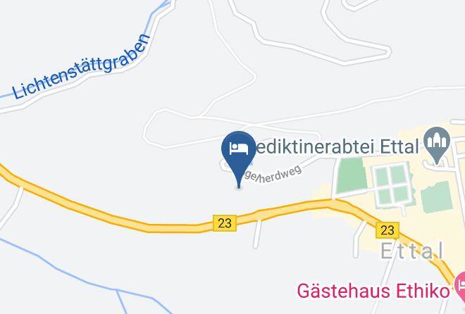 Garmisch Partenkirchen - Gastehaus Crusius Maps