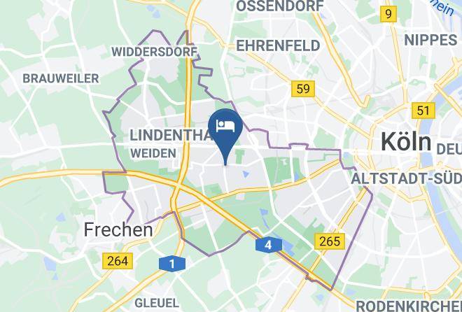 Cologne - Gastehaus Der Deutschen Sport Hochschule Dshs Maps