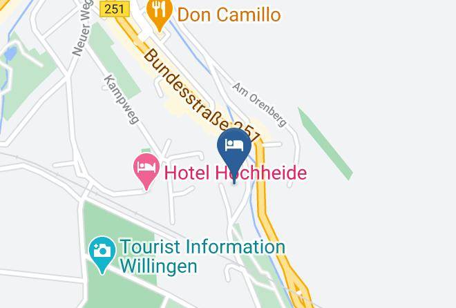 Waldeck Frankenberg - Gastehaus Dietrich Maps