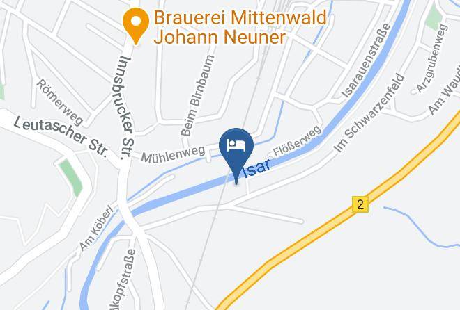 Garmisch Partenkirchen - Gastehaus Doring Mittenwald Maps