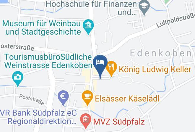 Sudliche Weinstrasse - Gastehaus Eden Maps