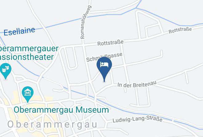 Garmisch Partenkirchen - Gastehaus Eder Oberammergau Maps