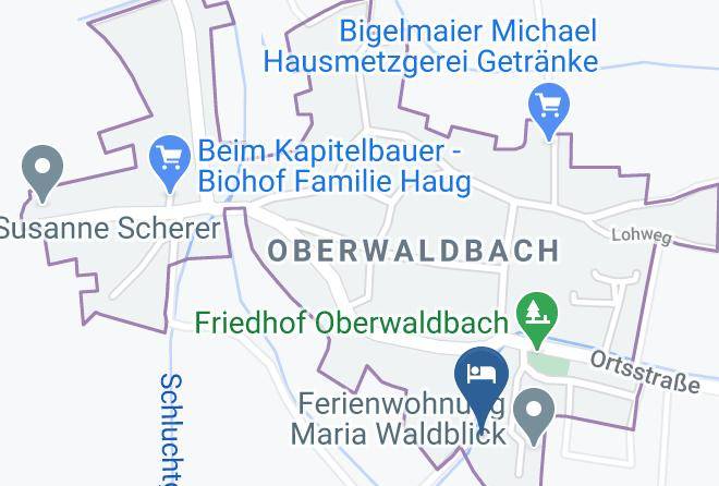 Gunzburg - Gastehaus Egger Oberwaldbach Maps