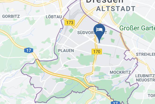 Dresden - Gastehaus Einsteinstrase Maps