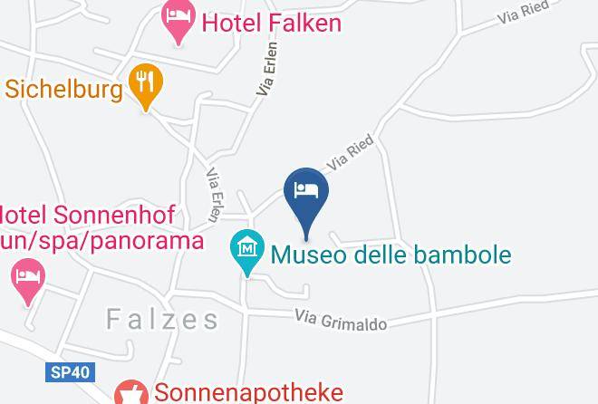 Bolzano - Gastehaus Erika Maps