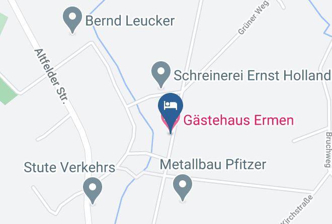 Wesel - Gastehaus Ermen Maps
