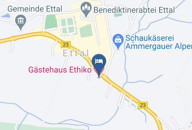 Garmisch Partenkirchen - Gastehaus Ethiko Maps