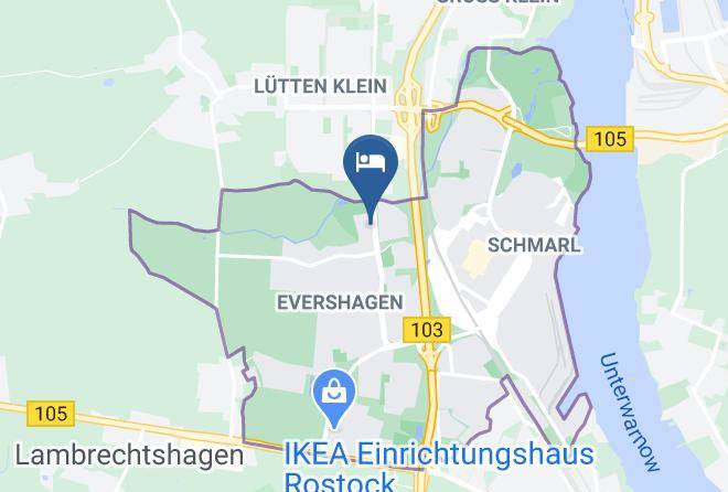 Rostock - Gastehaus Evershagen Maps