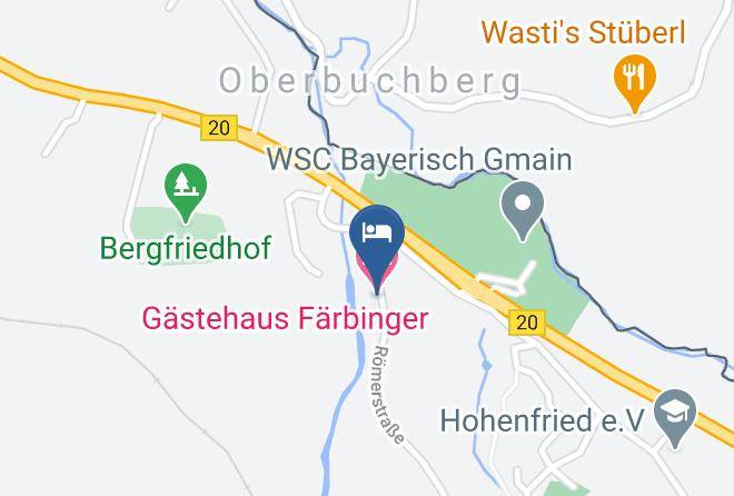 Berchtesgadener Land - Gastehaus Farbinger Maps