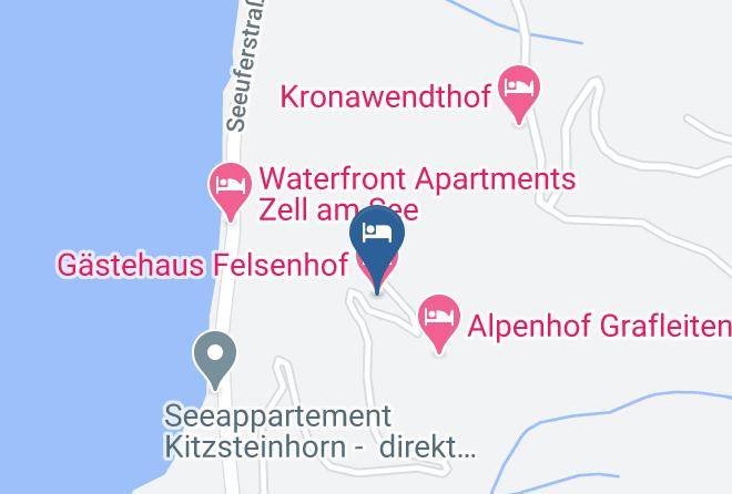 Zell Am See - Gastehaus Felsenhof Maps