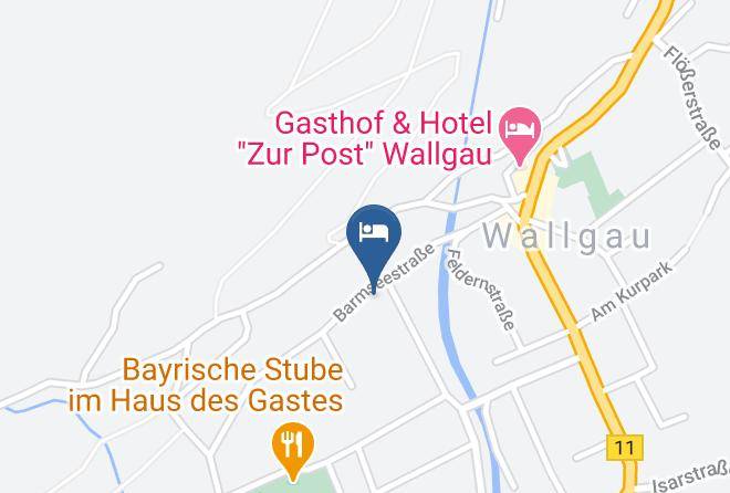 Garmisch Partenkirchen - Gastehaus Feriengluck Maps