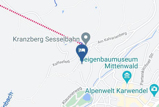 Garmisch Partenkirchen - Gastehaus Lipp Maps
