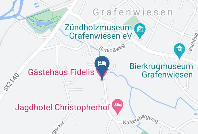 Cham - Gastehaus Fidelis Maps