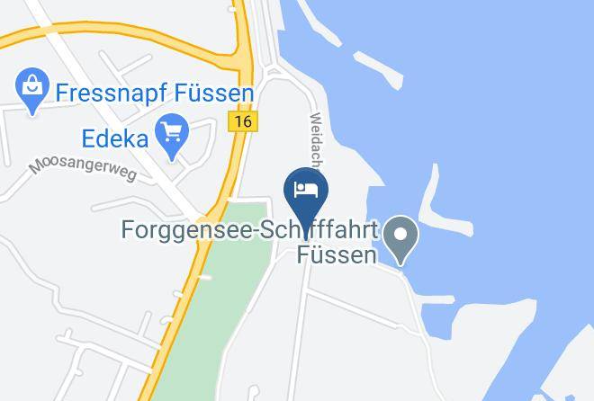 Ostallgau - Gastehaus Forggensee Maps