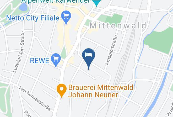 Garmisch Partenkirchen - Gastehaus Franz Brandtner Maps
