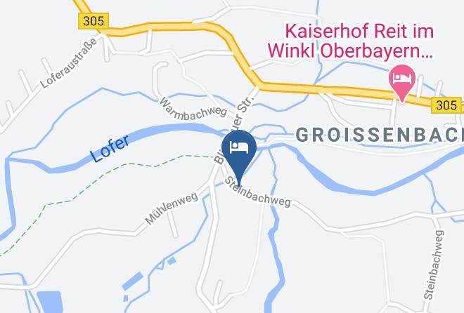 Traunstein - Gastehaus Franziska Maps